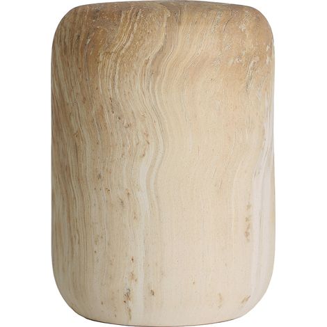 Table d appoint en céramique contemporaine - tons bruns (1/5)