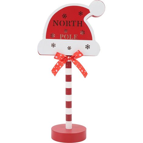 Lampe de Table décorative de noël, LED à piles, signe des pôles nord, veilleuse pour chevet, cheminée, fête (1/5)