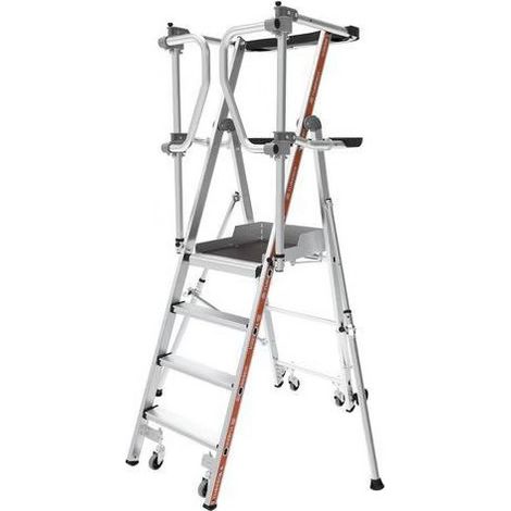 Escabeau Plate-Forme Mobile TUBESCA Veloce 4 Marches H294cm - 02274174