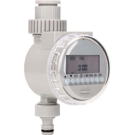 Minuteur solaire intelligent pour arrosage automatique avec écran LCD pour jardin. (1/5)
