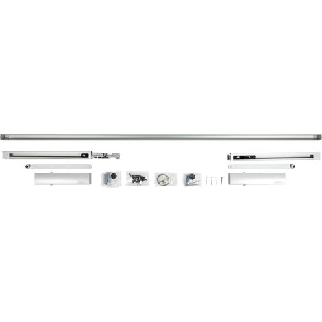 GEZE Türschließer TS 5000 ECline ISM, EN 3-5, 2-flg. Gleitschiene, silber (1/2)
