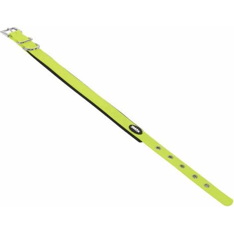 Nobby Hundehalsband Cover S-M neongelb Halsband