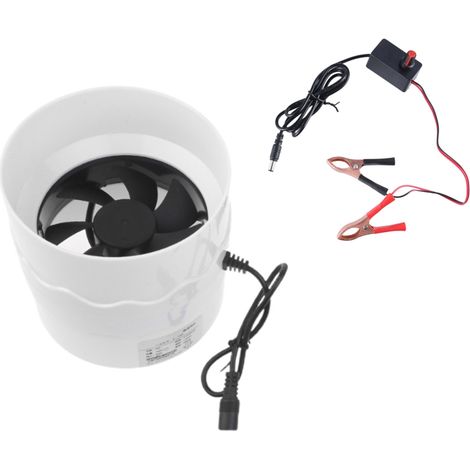 Ce ventilateur de conduit silencieux de 110 mm n'émet que 39 décibels, ce qui le rend idéal pour les chambres et les entrepôts. (1/5)