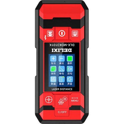 Material detector wall detector wall scanner 5 in 1 wall scanner detector with acoustic alarm for locating power lines, wooden beams, metal pipes, etc.