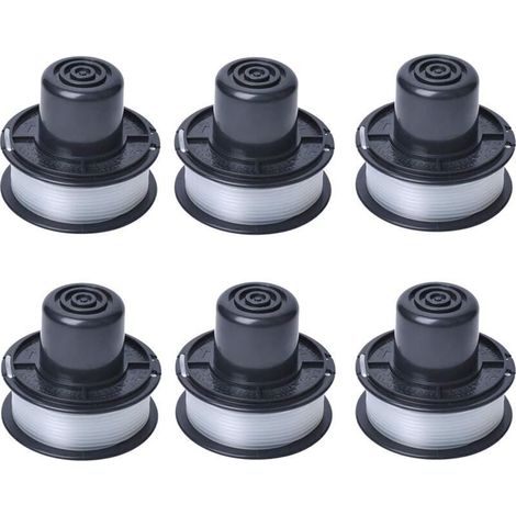 Bobine de fil A6226 - Compatible avec Auftipp Coupe-herbe automatique GL250 / GL310 / GL360 / GL360SB - 6m ligne - 6-pack (1/4)