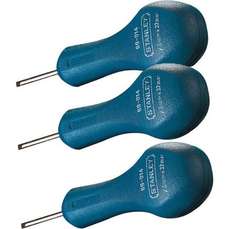 Stanley Bradawl 32mm 1 1/4in Nickel Plated STA069014 0-69-014 Triple Pack