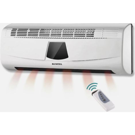Termoventilatore da Parete HDM-01 2000W con Telecomando Kumtel, Display LED (1/3)
