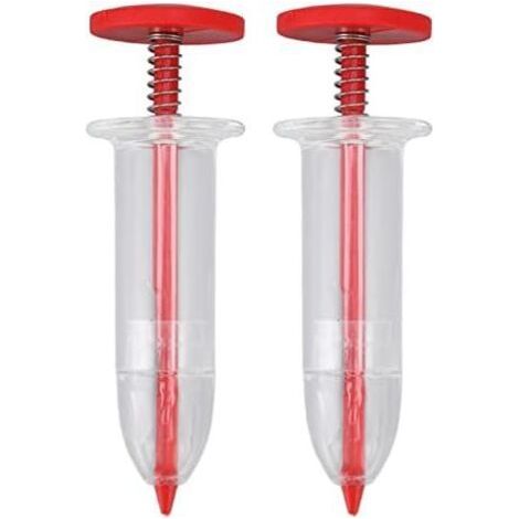 ALLIANDIS2pcs Distributeur de Graines Semeur de Graines Portatif - Planter des Graines Facilement Outil de Semis de Semences pour l'ensemencement Horticole (1/5)