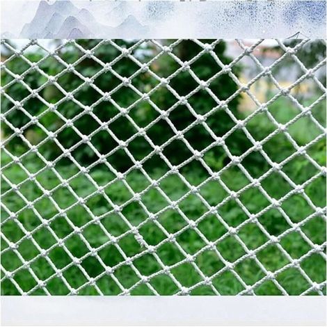 1×10m Filet de Sécurité en Filet Protection Anti-Chute Fenêtres Balcon Corde Solide Durable Empêcher Chutes (1/4)