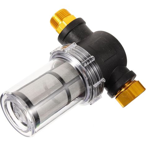 Hochdruckreiniger Wasserfilter Sedimentfilter Eu Standard Gartenschlauch Einlassfilter Mesh Schutz Zubehör für Gartenpumpe und Schlauchanschluss (1/5)