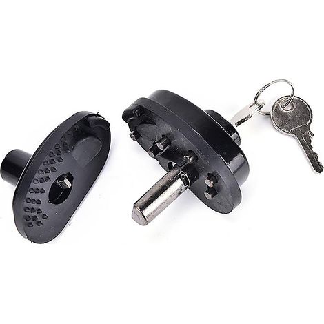 1 verrou de détente en alliage de zinc avec 2 clés, compatible avec pistolets, fusils et carabines. (1/4)
