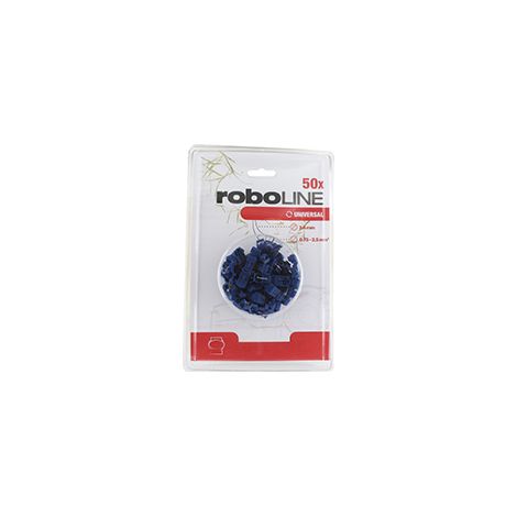 Blister De 50 Raccords De Connexion Câble/chargeur à Sertir Pour Tondeuses Robot. Pour Tout Câble électrique De Section 3,4mm Et
