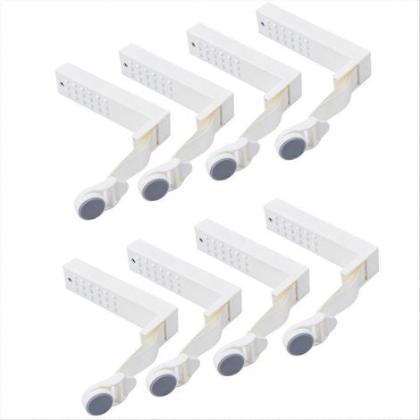 Drap verrous, drap coin verrous à Keep Sheets tendu, drap organisateur matelas drap support sangles gris (1/5)