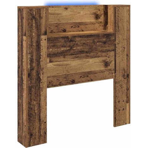 Headboard Old Wood 100 x 15 x 103.5 cm Engineered Wood vidaXL