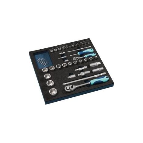 Nom Module d'outils 55 pièces 2/3 Module Clé à douille TECWERK (1/2)