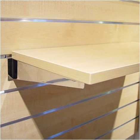 Console pour tablette bois / verre - Longueur : 180 mm - BOHNACKER