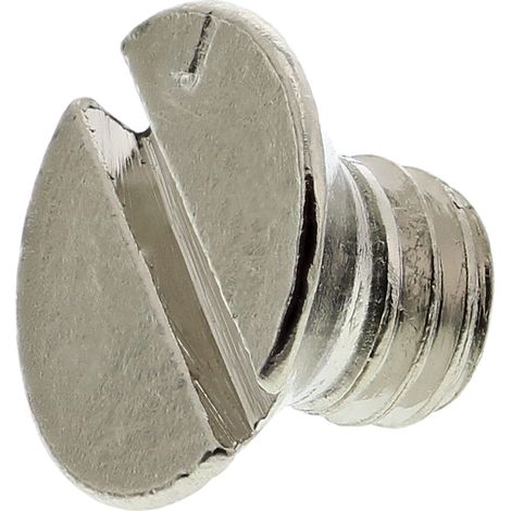 Vis à métaux RS PRO M5 à tête Fraisée fendue en Laiton, 6mm ( Prix pour Sachet de 100 ) (1/2)