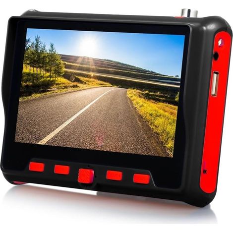 Testeur de vidéosurveillance prenant en charge la caméra IP Testeur De Vidéosurveillance HD 4.3 Pouces, Moniteur CVBS AHD CVI TVI, Caméra 8MP 5MP 2MP 720P, Testeur De Câble UTP, Sortie PTZ 12V (1/4)