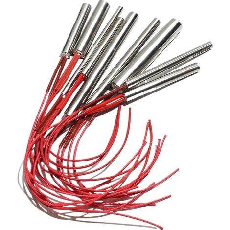 Élément chauffant électrique cylindrique 220 V 600 W à une seule extrémité, dimensions 20 x 150 mm, chauffage rapide. (1/5)