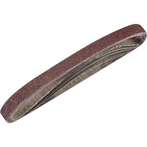 Silverline – Bandes abrasives souples 13 x 457 mm grain 40 – Pour bois, peinture et métal – Résinées sur tissu GX51 – 950457