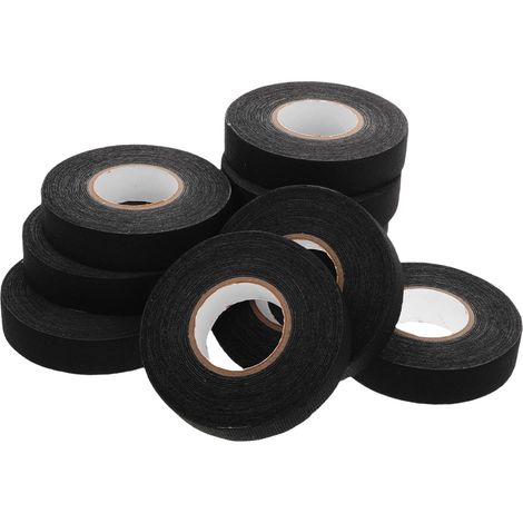 Lot de 10 rubans isolants noirs pour câblage automobile, ruban adhésif (1/5)