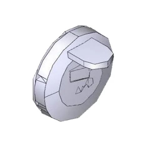 came pièce détachée bouchon pour serrure fast 119rid223 (1/3)