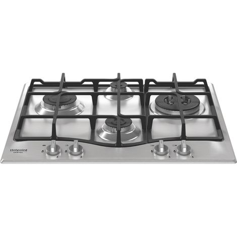 Hotpoint PCN R641N T/IX/HA Edelstahl Integriert 59 cm Gaskochfeld 4 Zone(n) (1/5)