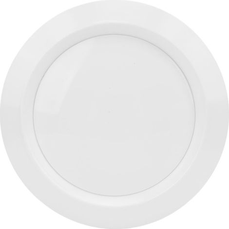 Ortviai Grille de ventilation ronde 150 mm en ABS avec réglage rotatif pour salle de bain, cuisine et bureau