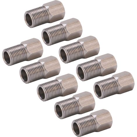 Lot de 10 vis de serrage en acier inoxydable de 8 mm pour flexibles de frein hydrauliques de vélo de montagne. (1/5)
