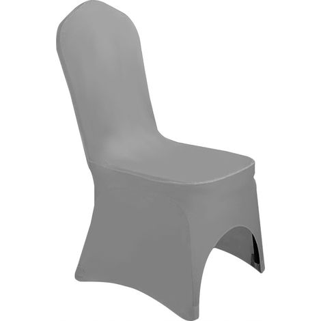 Housse élastique en acier pour chaise de banquet de mariage [21BD] (1/5)