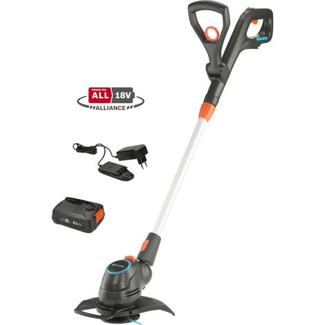 GARDENA Coupe-bordures ComfortCut 23/18V POWER FOR ALL. Prêt à l'emploi avec outil, batterie et chargeur inclus. (14701-20) (1/5)