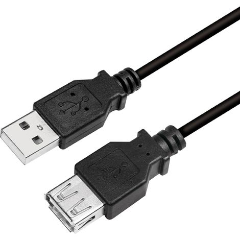 LogiLink CU0011B cable USB USB 2.0 3 m USB A 0,48 Gbit/s Negro (1/2)