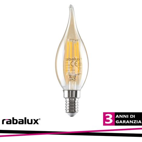 FIL. LED, E14 CF35, 4W, 380LM, 4000K                                                                     - Luce NATURALE (1/2)