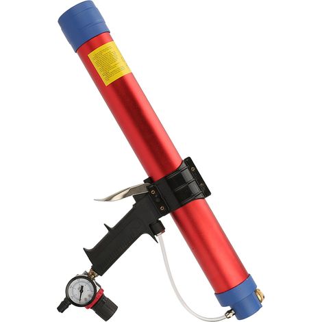 Pistolet à air 600 ml colle flexible outil à main pneumatique avec indicateur de vitesse décoration architecturale (1/5)