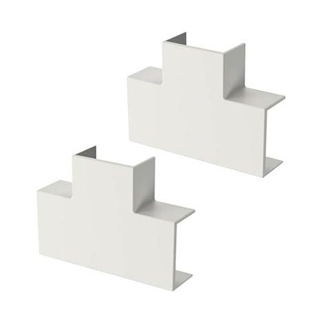GGK LOT DE 2 TÉ DE DÉRIVATION POUR MOULURE ÉLECTRIQUE 7X12MM BLANC EAN8028