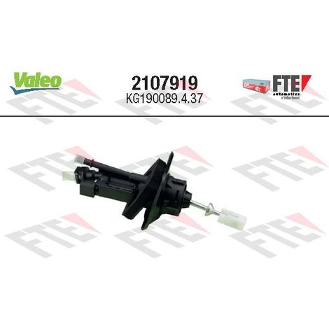 Cylindre émetteur, embrayage Valeo 2107919 FORD 1366871 1386631 1478573 1547414