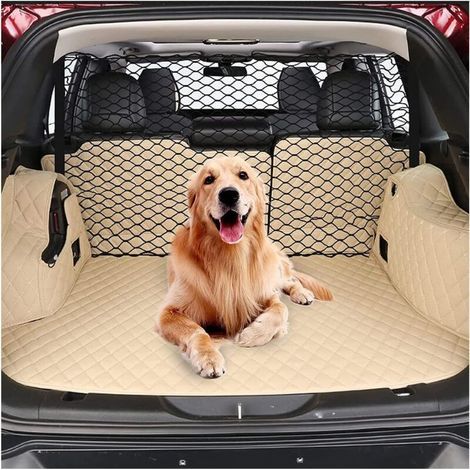 [JAMAIS UTILISÉ] Clôture pour chien SUV, filet pour animaux de compagnie 110 x 60 cm avec crochets, filet de chargement en maille extensible (1/4)