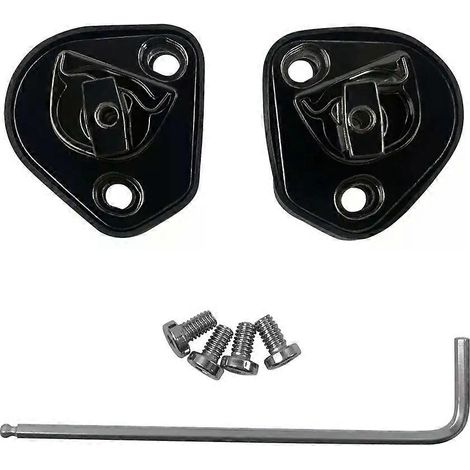 Accessoires pour casques de moto : kit de pivot avec quatre vis pour casques AGV Pista GPR et GPRR (1/5)