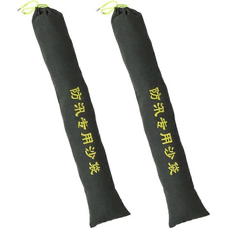 Lot de 2 sacs de sable anti-inondation pour usage extérieur, barrière anti-eau (1/5)