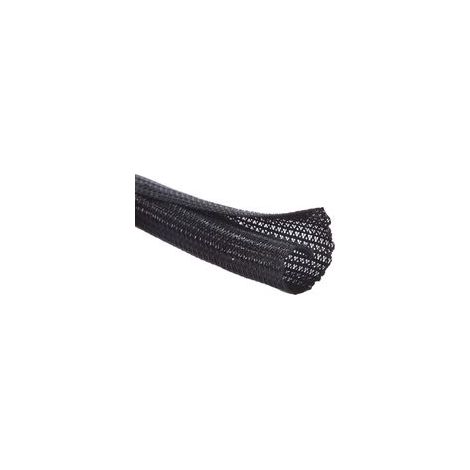 Gaine de câble auto-fermante 13 mm - 3 m, cache-câble, guide-câble, gestion des câbles pour ordinateurs et automobiles – Noir (1/5)