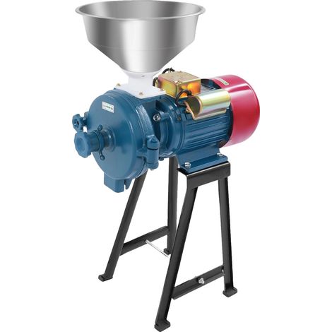Broyeur de grains électrique, haute efficacité, construction durable, Bleu (1/2)