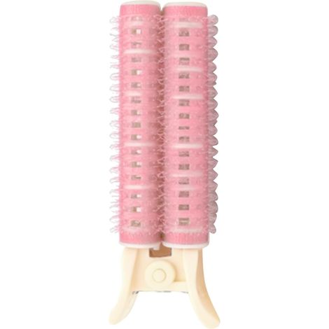 Clips à Rouleaux Volumateurs Rouleaux de Levage de Racines pour Cheveux Augmentant le Volume avec Plastique Souple Pas de Chaleur Coiffage de Nuit pour Femmes Hom (PINK) (1/5)