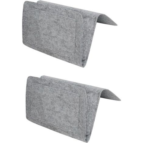Bardusch-De Rangement Suspendu en Feutre Gris Clair avec Coutures Renforcées pour La Maison (1/5)