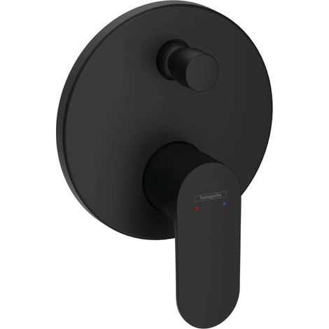 Hansgrohe Rebris S - Grifo empotrado de baera, negro mate 72466670