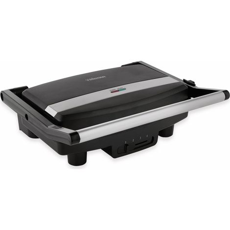 Elektro Kontaktgrill, Low Fat Multigrill mit Schwimmdeckel 1500Watt, 28x19cm (1/5)