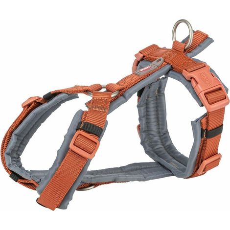 Trixie Premium Trekking Geschirr Hund Größe M Orange