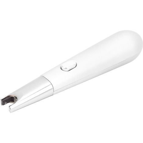 Briquet USB à impulsion rechargeable, mini briquet portable pour bougie, usage intérieur et extérieur, blanc (1/5)