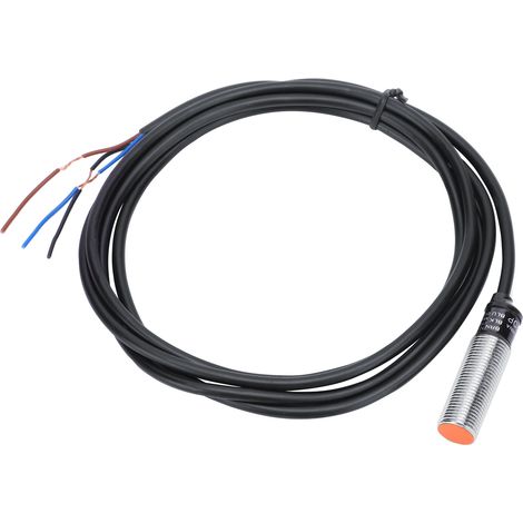 BERM@ (Authorized) PR12-2DP Waterproof Proximity Switch DC12-24V Sensor Three-Wire NPN Normally Open (1/5)
