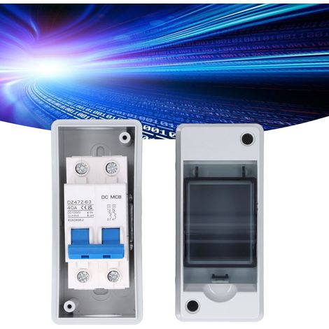 BAOYI 40 A 1000 V DC Trennschalter für Solarmodule, IP65 Miniatur-Leistungsschalter für Verteilerkästen, gebrauchsfertiger Miniatur-Leistungsschalter (1/5)