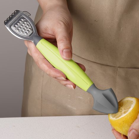 1 Zesteur et presse-citron multifonction avec décapsuleur intégré